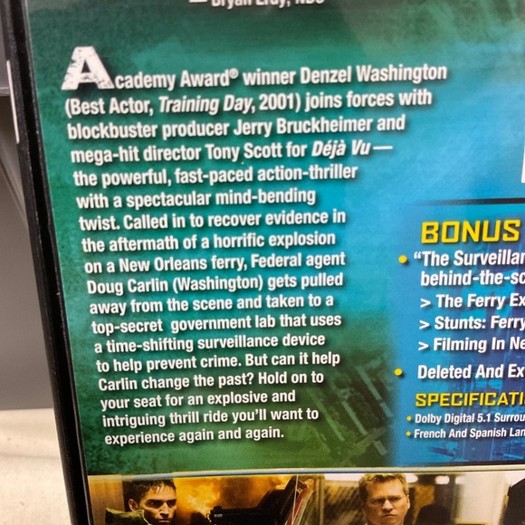 dvd - Dejavu.  V117 - Picture 3 of 5